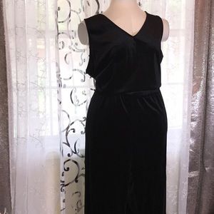 Black velour jumpsuit 🐾